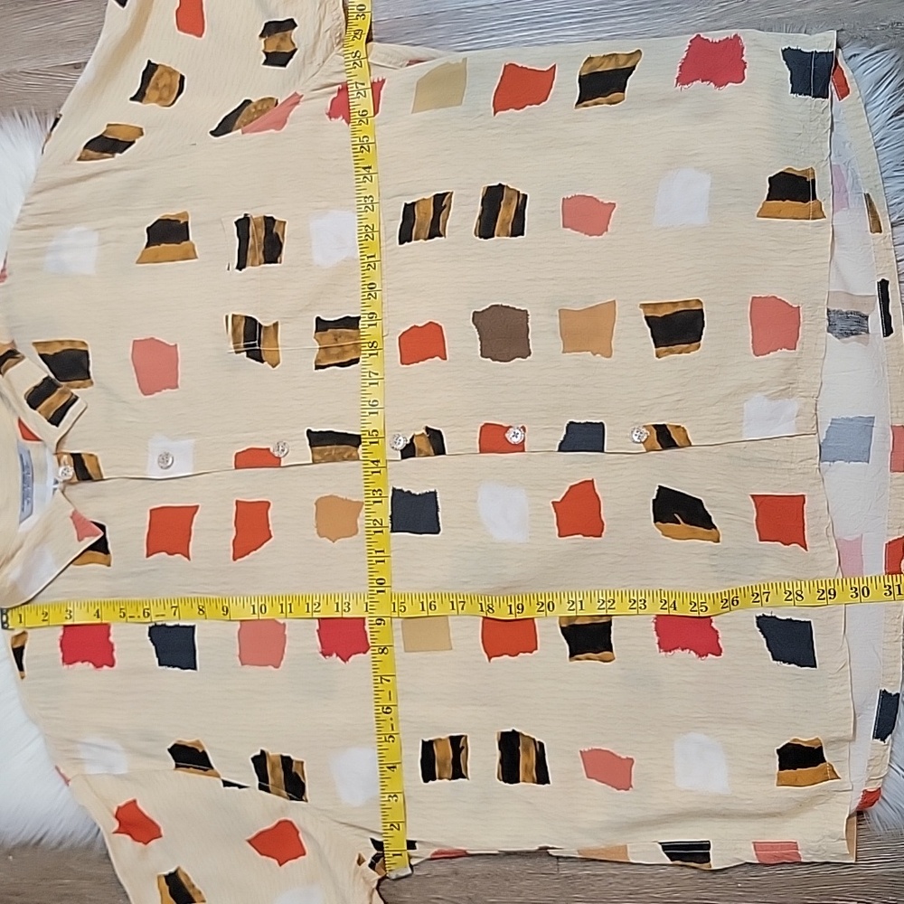 Jams World | Vintage Chic Abstract Patterned Top - Picture 9 of 9